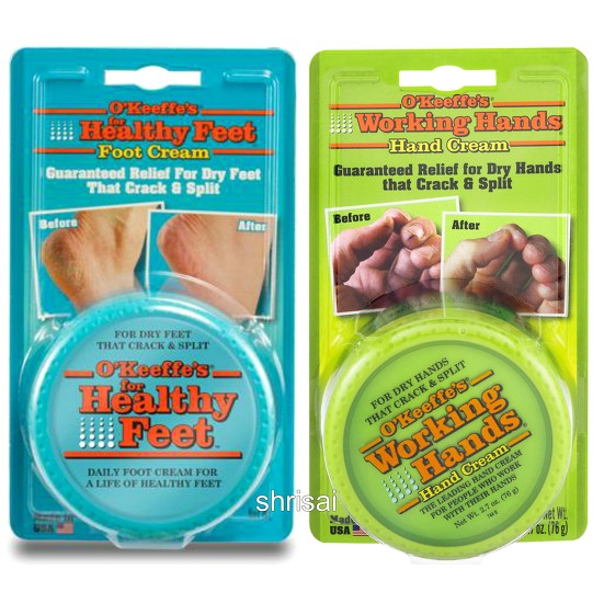 O'Keeffe's Working Hands Cream+Foot Feet Cream For Dry Split
